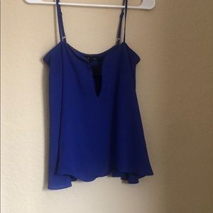 Oliviaceous Blue Blouse